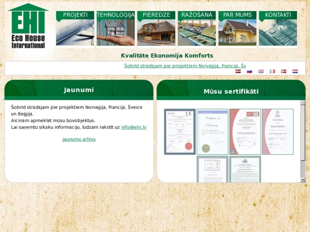 Eco house industries, SIA